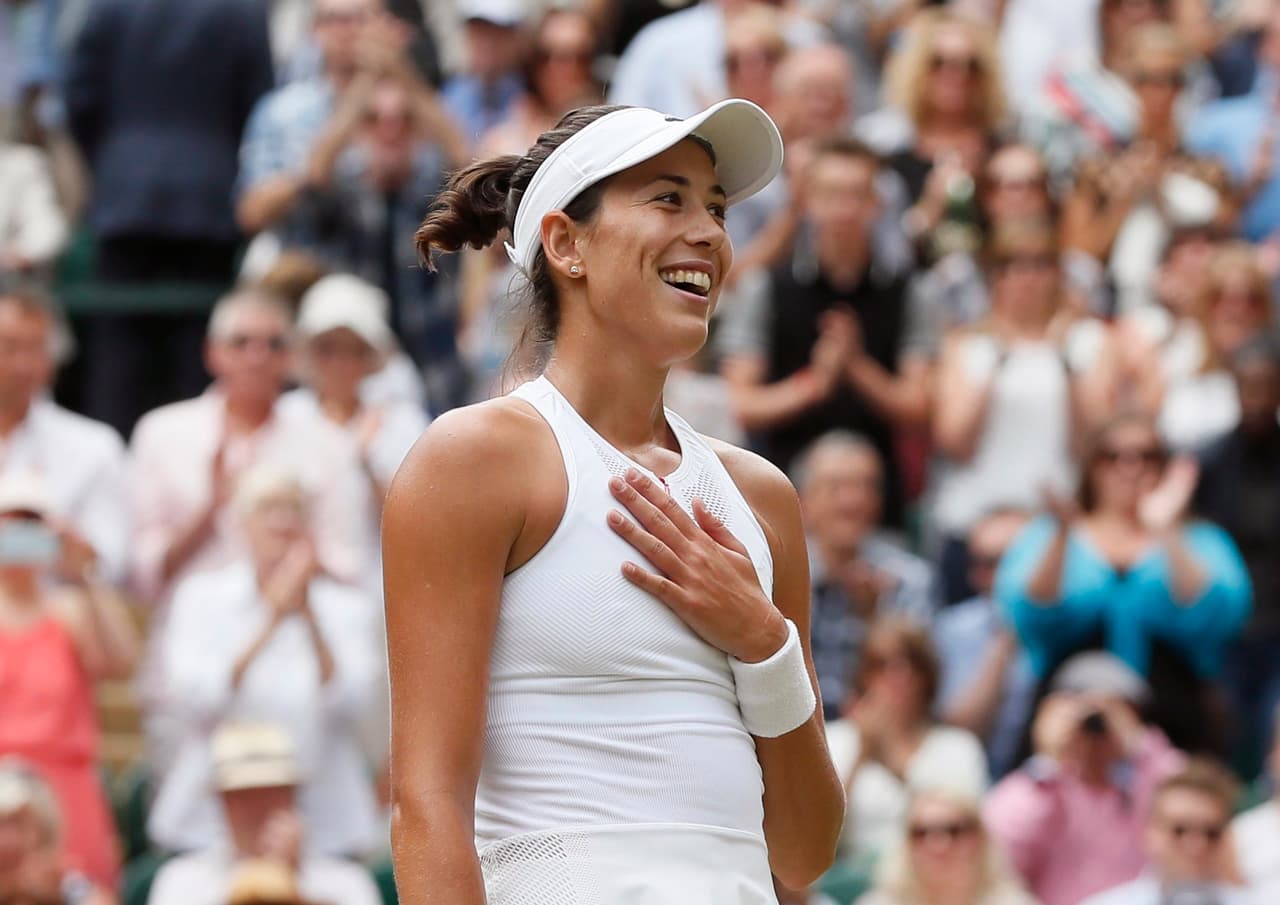 Garbiñe sigue viviendo un momento dulce en su carrera y lo está demostrando sobre la legendaria hierba de Wimbledon.