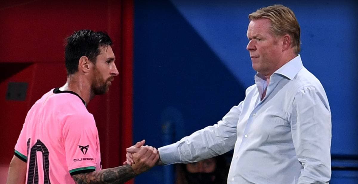 Koeman dice que ve feliz a Lio Messi rumbo a Champions League