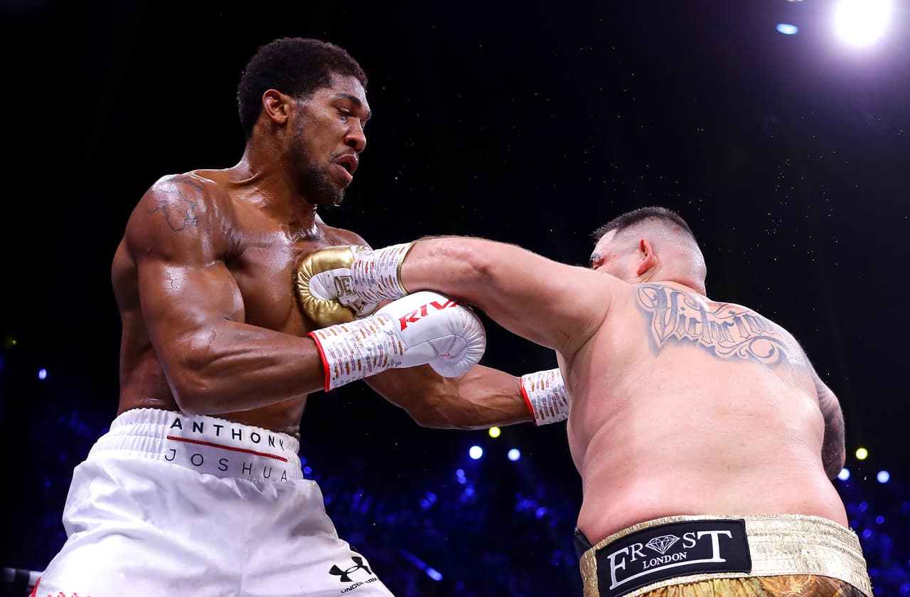Anthony Joshua y su letal izquierda.