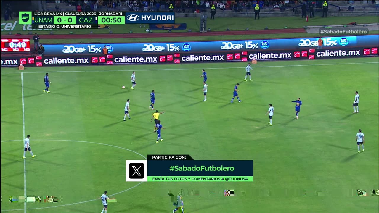 Arranca el partido y la pelota está en juego.