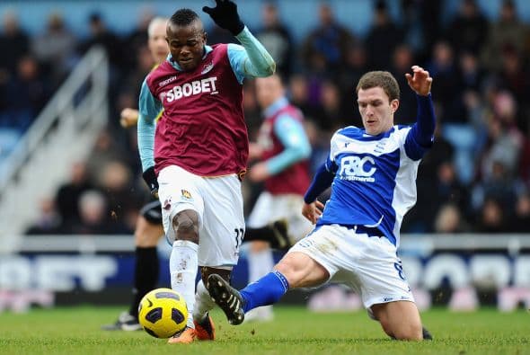 El otro duelo dominical fue el West Ham vs. Birmingham.