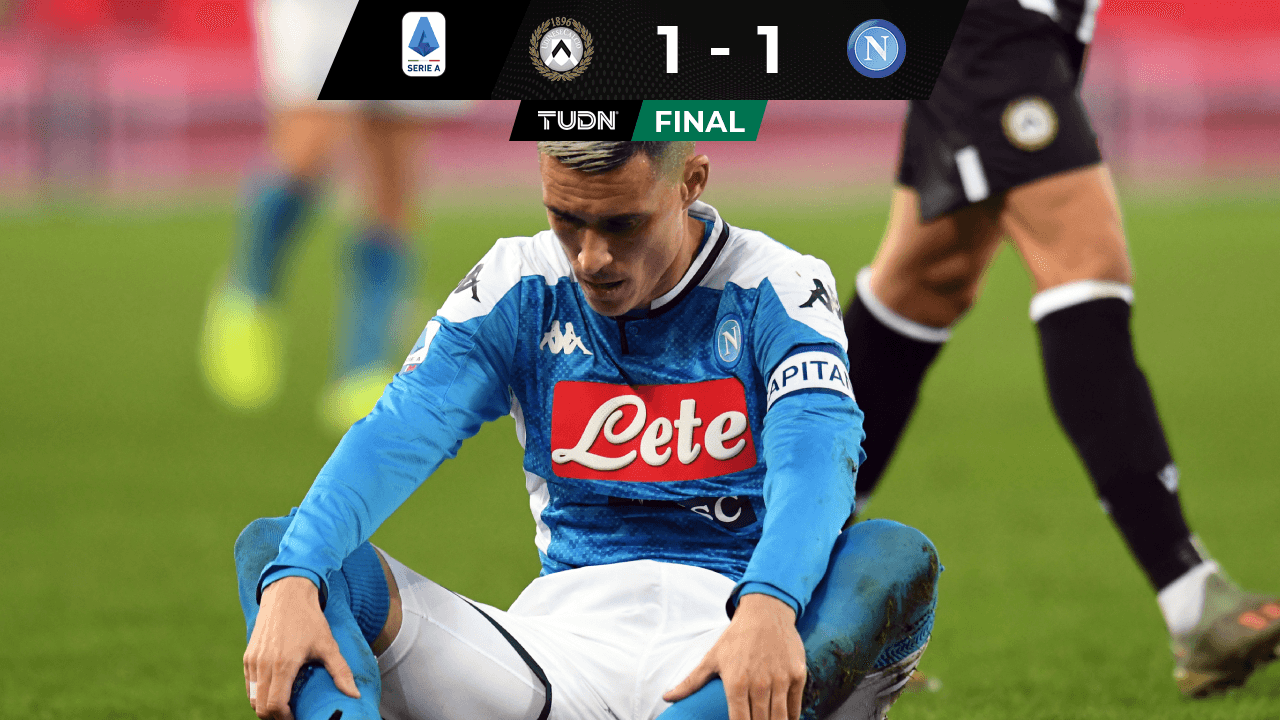 60 minutos de Chucky Lozano en nuevo tropiezo del Napoli