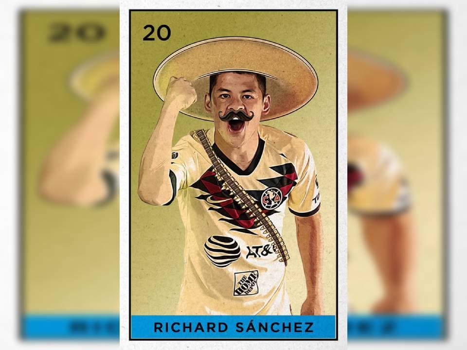 Los jugadores americanistas al estilo de la Revolución Mexicana para conmemorar el 20 de noviembre.