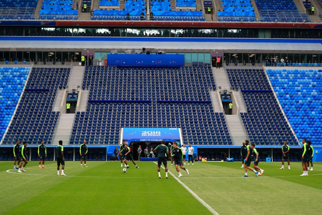 Uno de los escenarios más impresionantes de esta Copa del Mundo de 2018, la Arena San Petersburgo, será el recinto en el que ticos y brasileiros jueguen en su segunda cita mundialista en Rusia.