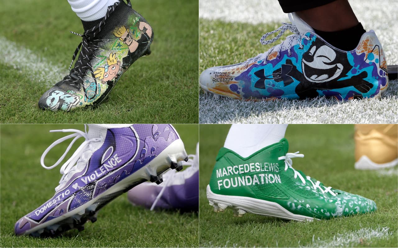 'My Cause My Cleats' es una campaña en la que algunos aprovecharon por segundo año en NFL para enviar un mensaje de apoyo a una causa y en la que en general muestran diseños llamativos de zapatillas.