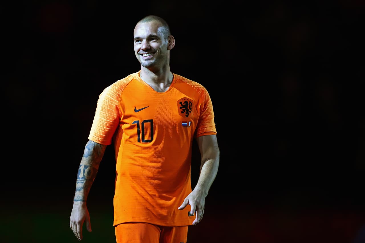 El cambio físico del neerlandés Wesley Sneijder a través de los años.
