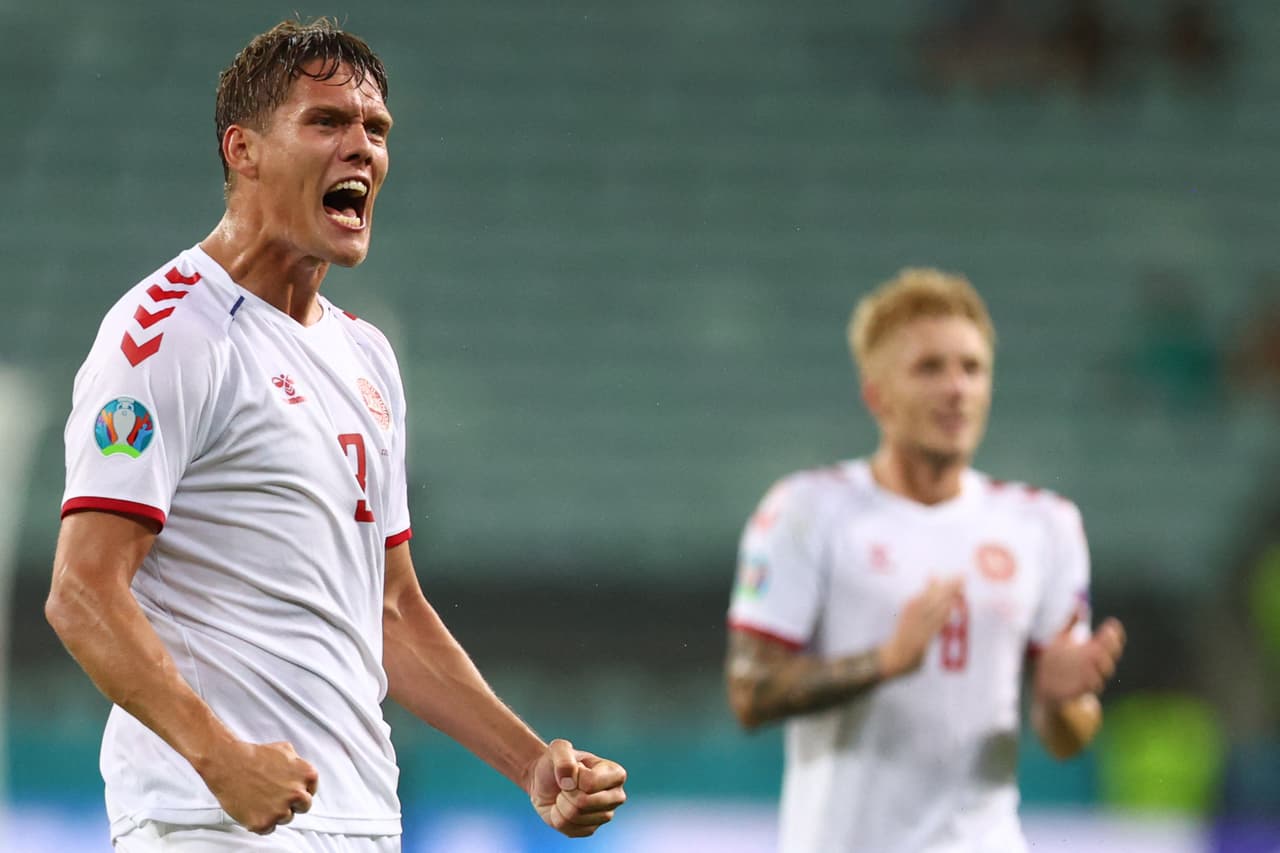 El corazón de Dinamarca demostraba un espíritu de equipo que se sobrepuso de la baja de Christian Eriksen.