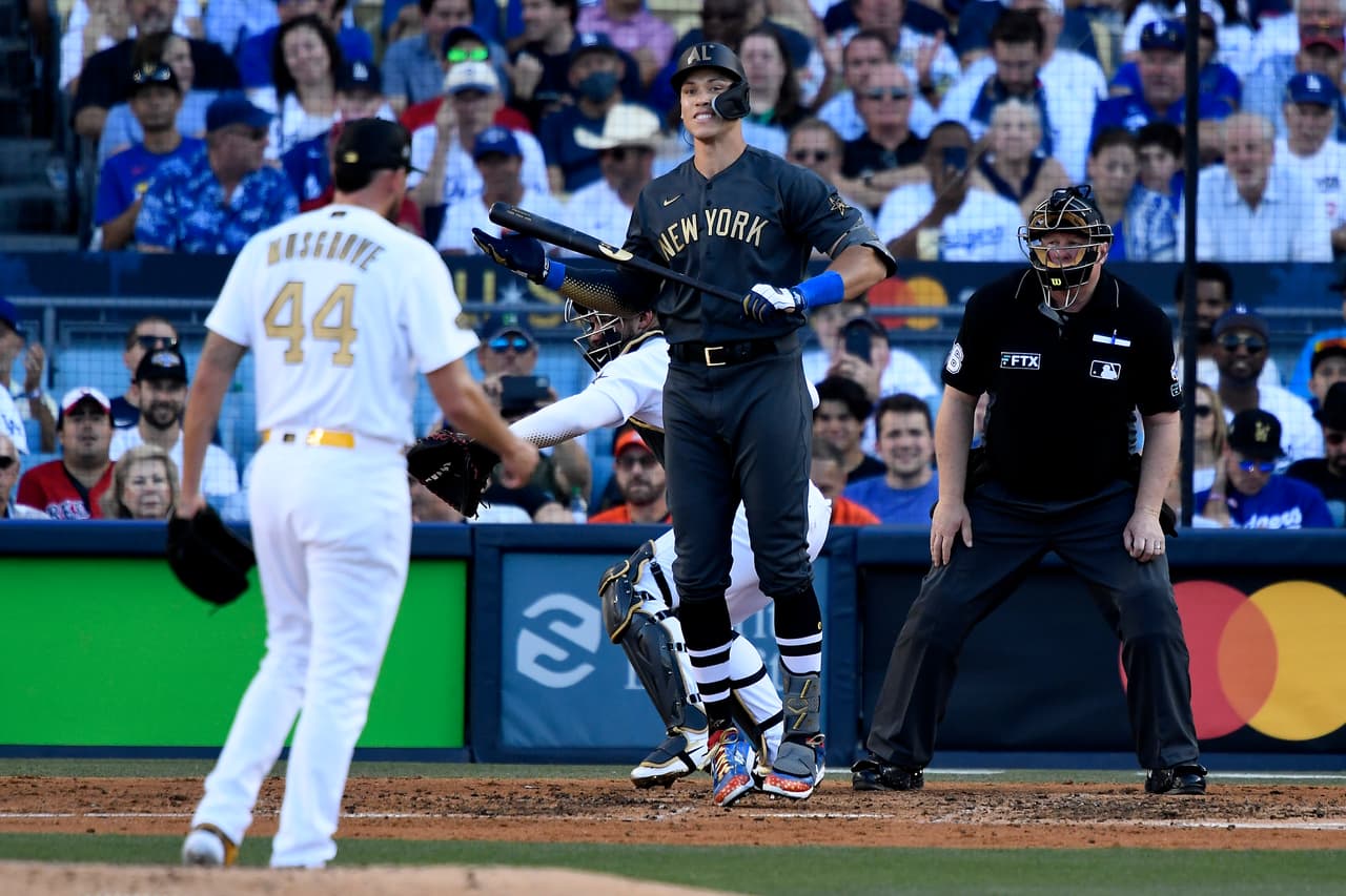 La Liga Americana le dio la vuelta a una desventaja de dos carreras para derrotar a la Liga Nacional y llevarse el Juego de Estrellas 2022 gracias a los cuandragulares de Giancarlo Stanton y Byron Buxton.