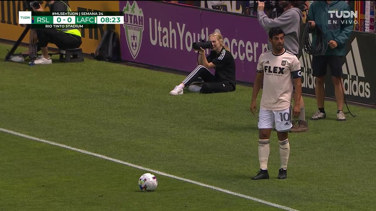 ¡GOL!  anota para LAFC. Cristian Arango