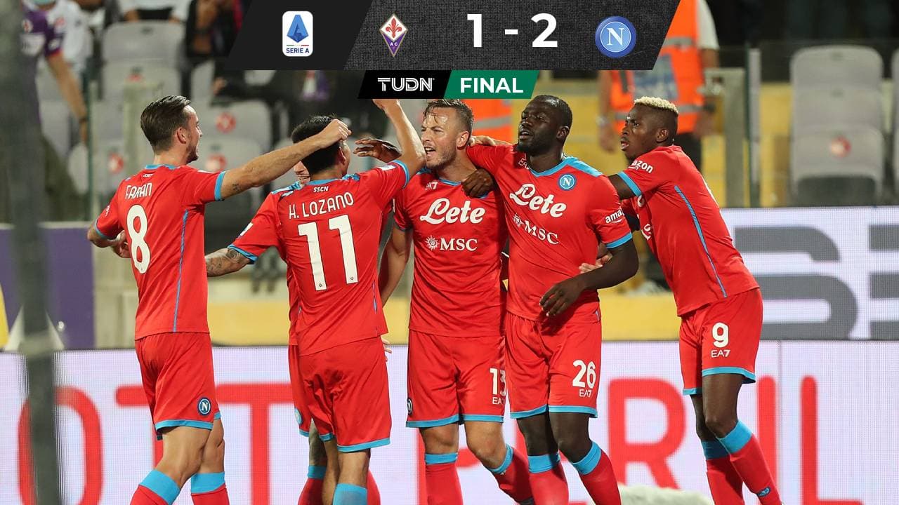 'Chucky' Lozano encabeza remontada de Napoli ante Fiorentina