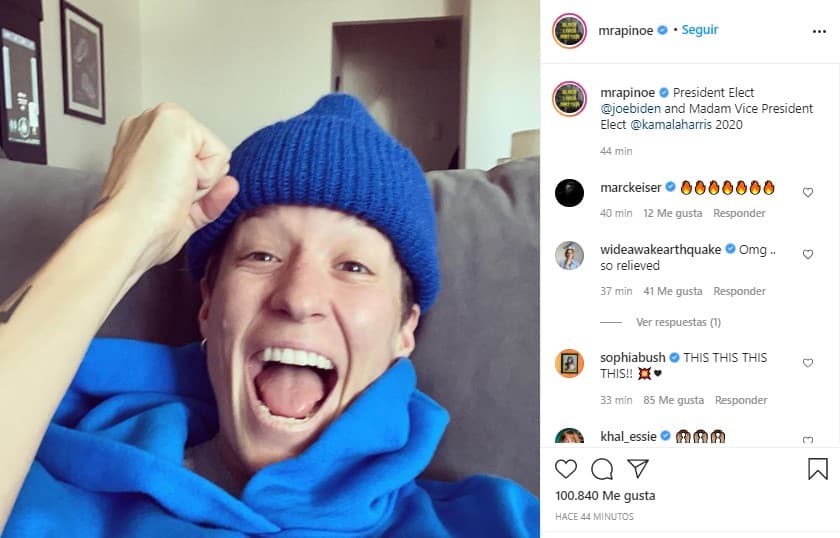 Así reaccionó el deporte a la victoria virtual de Biden | Donald Trump dejaría de ser presidente de los Estados Unidos y los atletas expresaron su sentir en redes sociales.