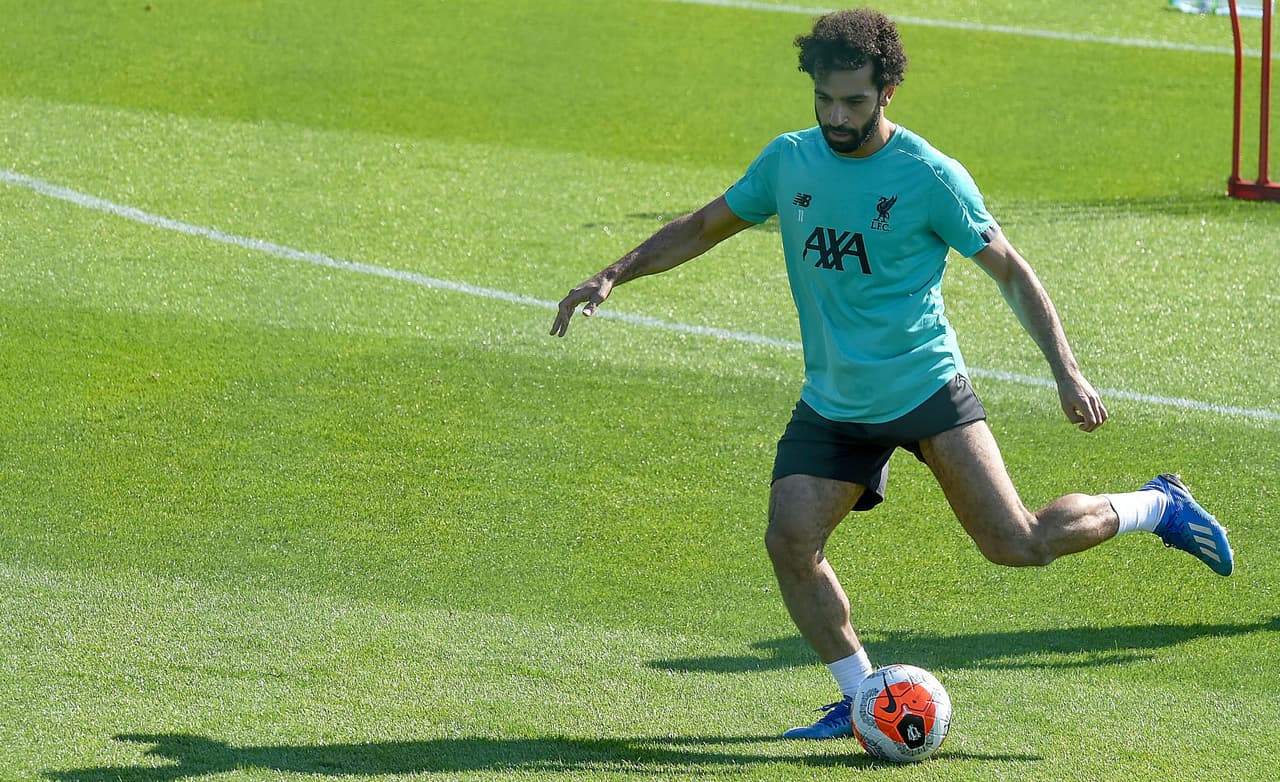 Lo mejor del entrenamiento siempre será el tiempo junto al balón, ¿verdad, Mohamed Salah?
