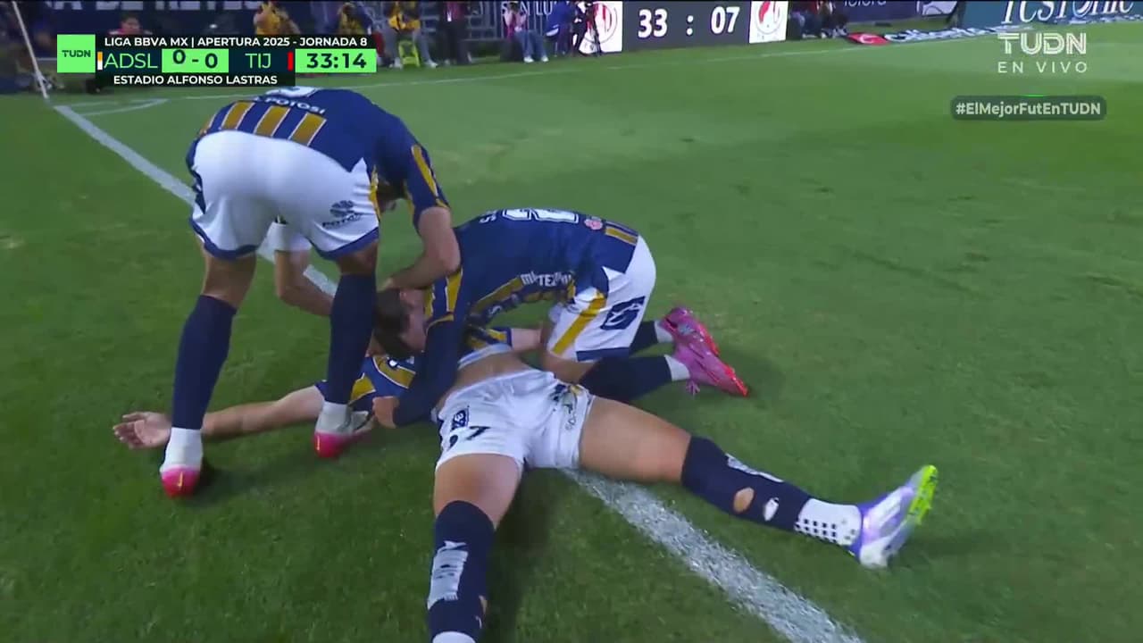 ¡Ellos no perdonan! Gol de Galdames para el Atlético San Luis