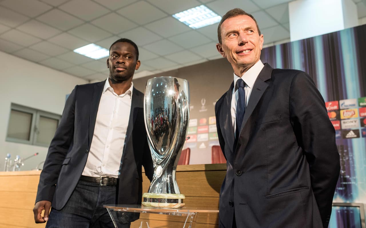 El Real Madrid busca su primer título de la temporada 2017/18 en el antiguo Gradski Stadion, inaugurado en 1947, reformado y renombrado como Estadio Nacional Arena Felipe II de Macedonia.