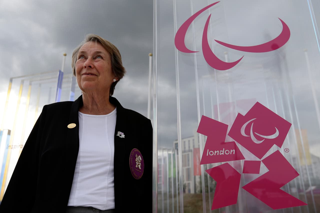 Eva Loeffler, Alcalde de la Villa Paralímpica en Londres 2012, e hija de Ludwig Guttmann.