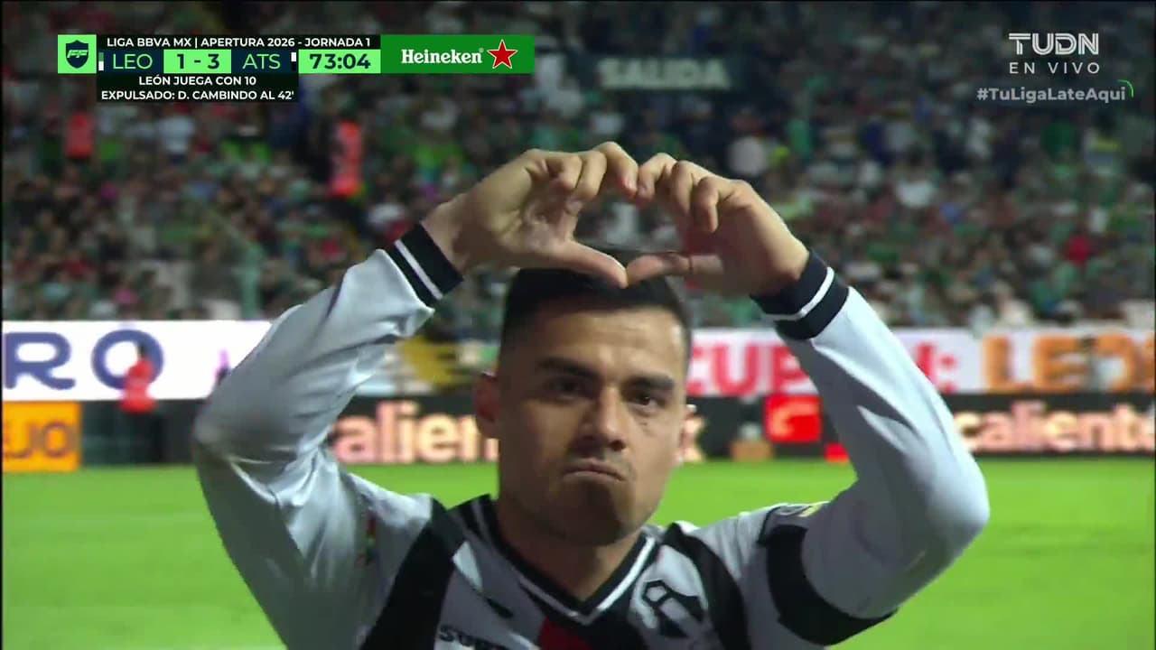 ¡El Atlas firma el tercero! Aldo Rocha desde el manchón penal para el 1-3