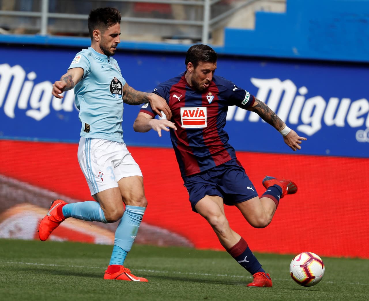 Eibar supo cómo imponerse contra el equipo que tuvo en cancha todo el juego al mexicano Néstor Araujo.