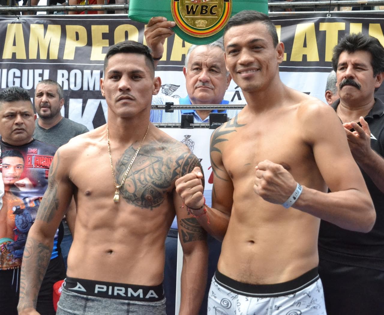 Listo el combate tras la ceremonia de pesaje con tres peleas de pronóstico reservado.