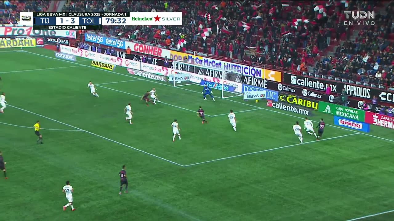 ¡GOOOL! Emanuel Reynoso anota para Club Tijuana.