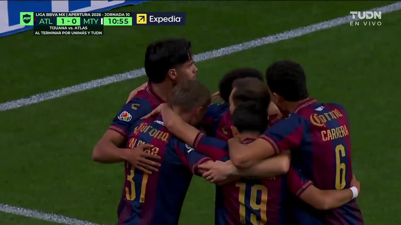 ¡Gol del Atlante! ¡Gol de Luis Puente! Regalito de Esteban Andrada le abre la puerta al Potro