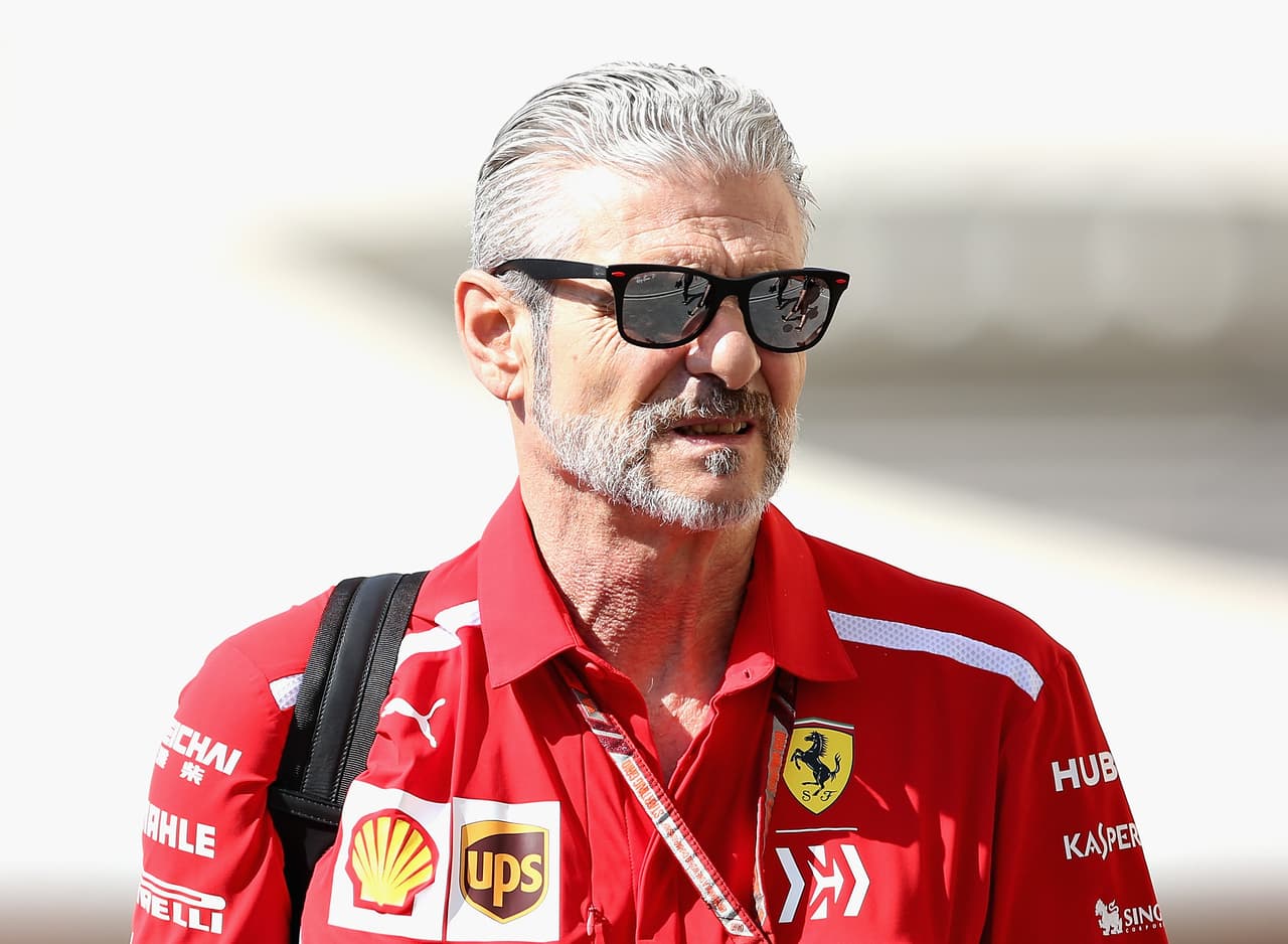 ABU DHABI, UNITED ARAB EMIRATES - NOVEMBER 23: Ferrari Team Principal Maurizio Arrivabene walks in the Paddock before practice for the Abu Dhabi Formula One Grand Prix at Yas Marina Circuit on November 23, 2018 in Abu Dhabi, United Arab Emirates. (Photo by Charles Coates/Getty Images)