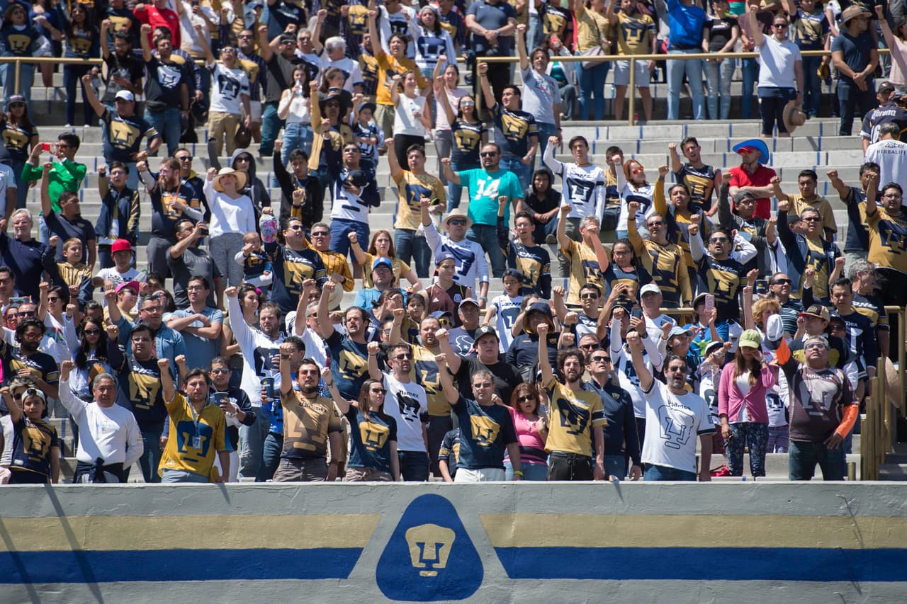 <b>Pumas 0-1 Toluca - Estadio Olímpico Universitario: </b>25,055 espectadores.