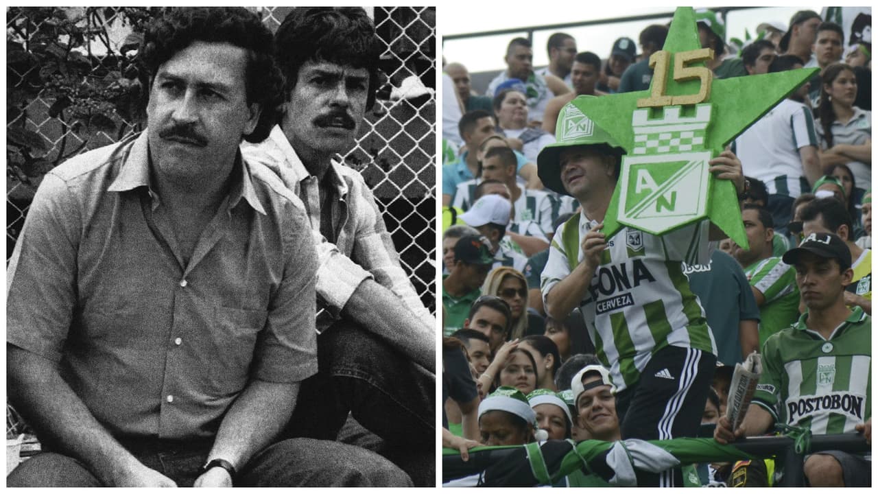 Probablemente el caso más recordado es el del Atlético Nacional de Medellín equipo que perteneció a Pablo Escobar, probablemente el narcotraficante más poderoso que ha existido.
