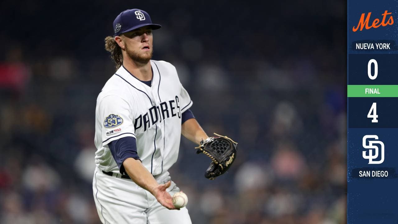 El novato se impuso al Cy Young en blanqueada de Padres sobre Mets