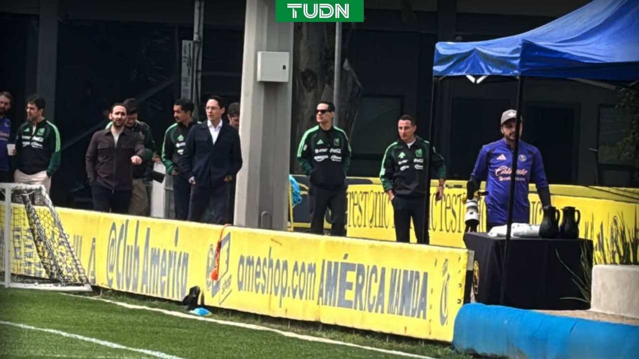 Rafael Márquez visita entrenamiento de América en semana de Clásico ante Chivas