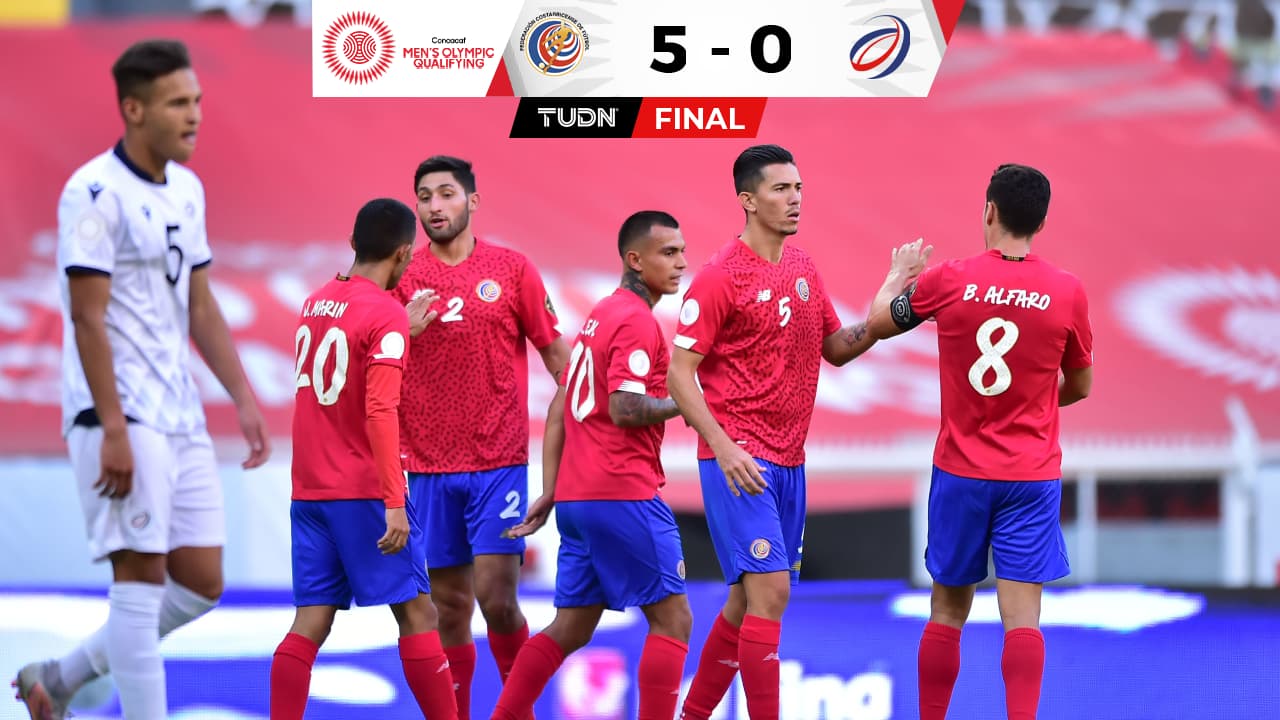 Costa Rica se despide del Preolímpico con goleada