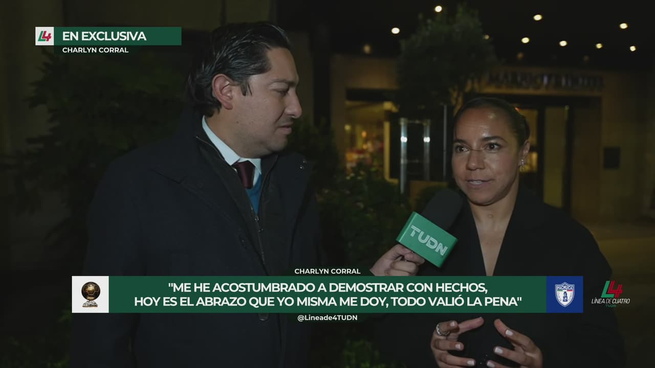 Charlyn y su emotiva reacción al ganar en el Balón de Oro: “Todo valió la pena”