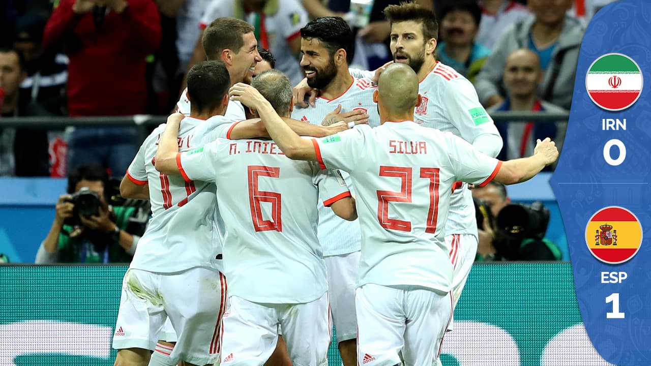 España sufrió en exceso para vencer a una Irán que presentó dos caras