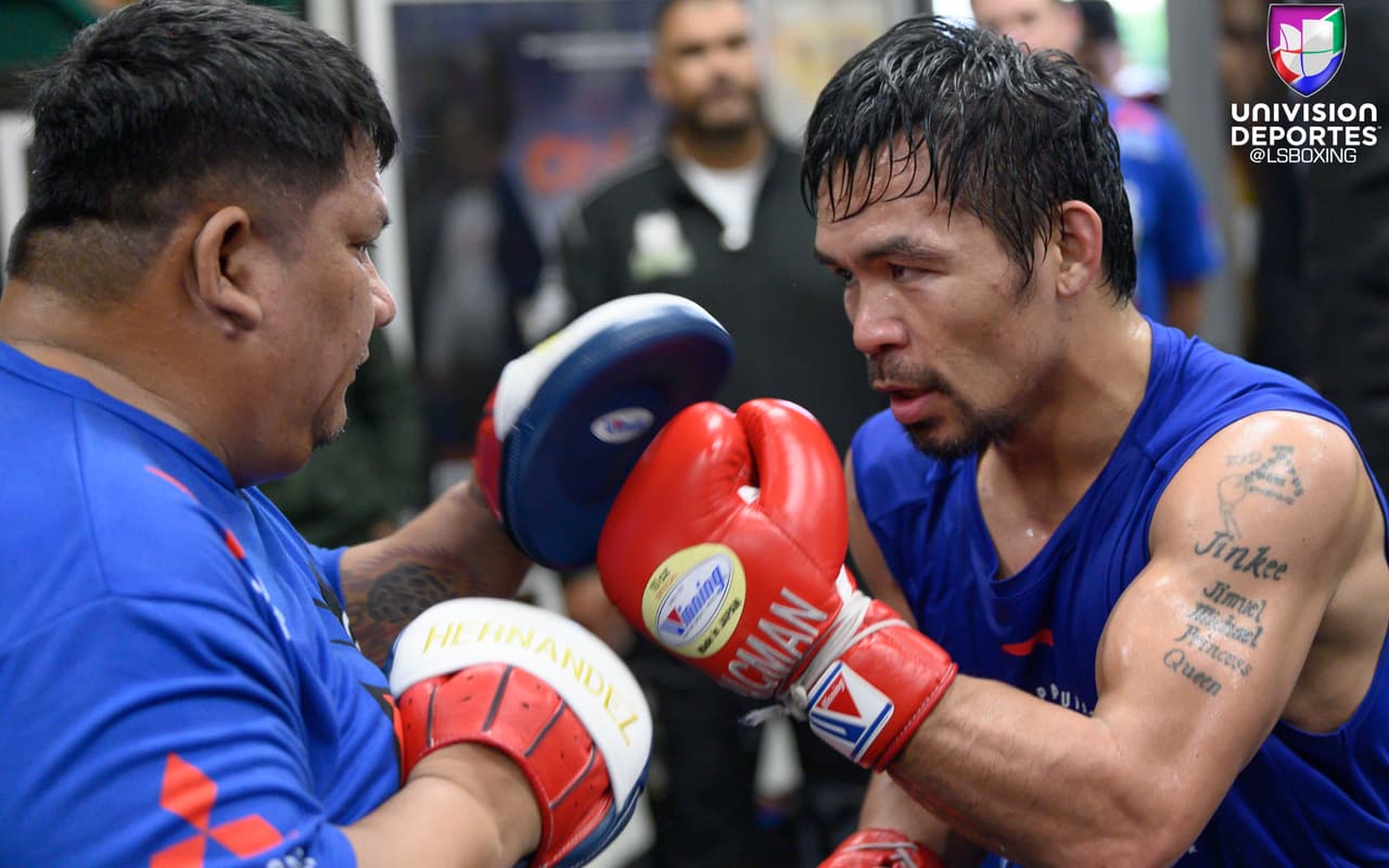 Manny Pacquiao y Adrien Broner se enfrentarán el sábado 19 de enero en el MGM Grand de Las Vegas por la faja AMB wélter del filipino.