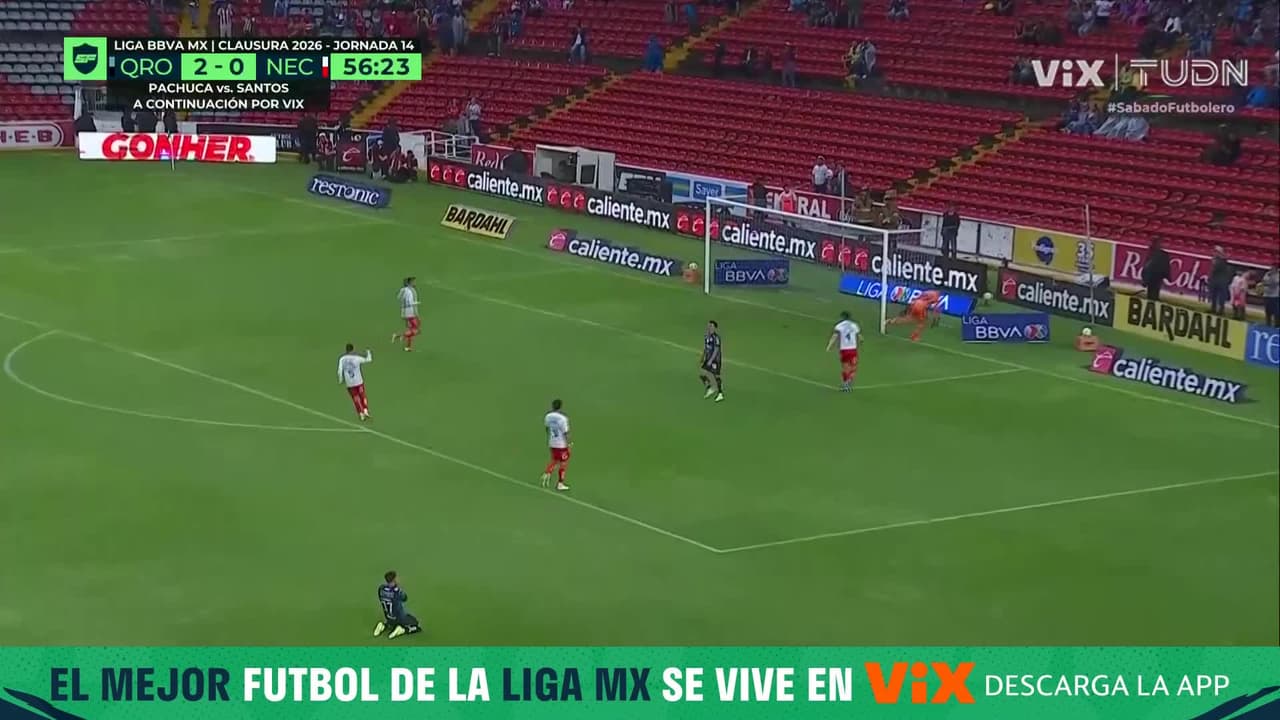 ¡Mateo Coronel se queda a centímetros del doblete! Gallos no renuncia al ataque