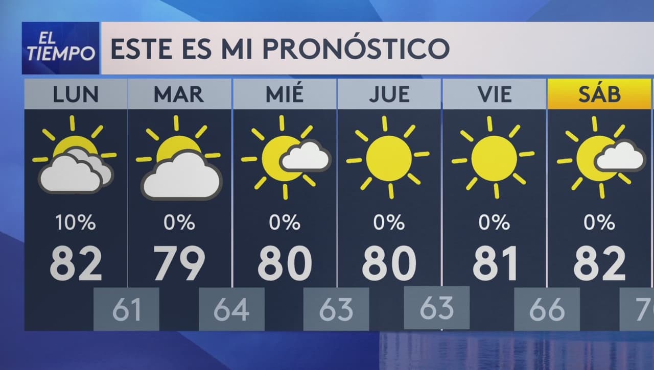 Pronóstico del tiempo hoy en Miami: se debilita el frío; temperatura alcanzará 80 °F