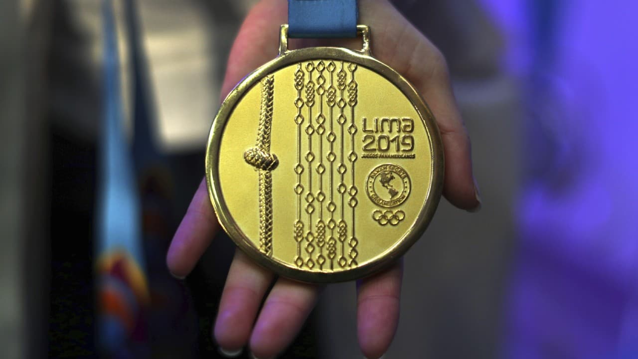 Esta es la medalla de oro que se entregará a los campeones de Lima 2019.