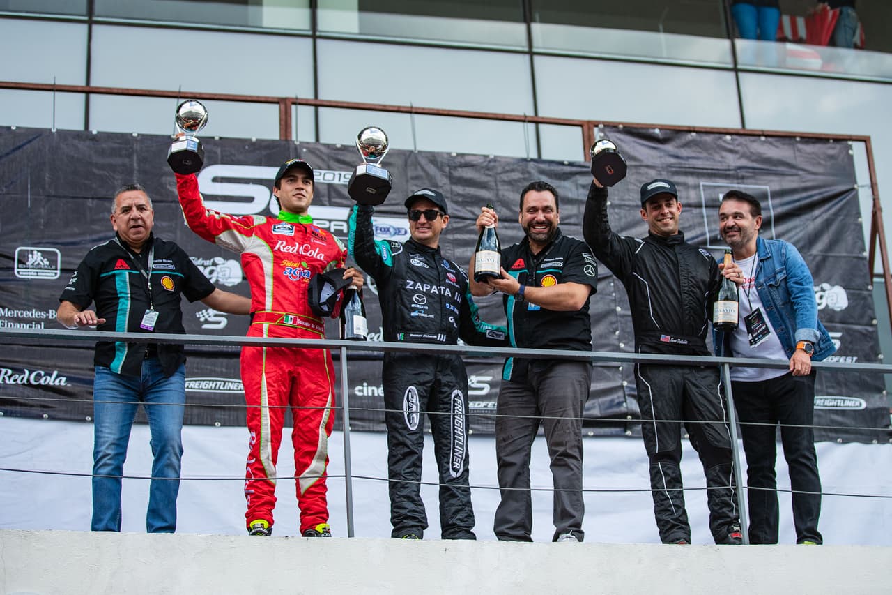 Podio tractocamiones.