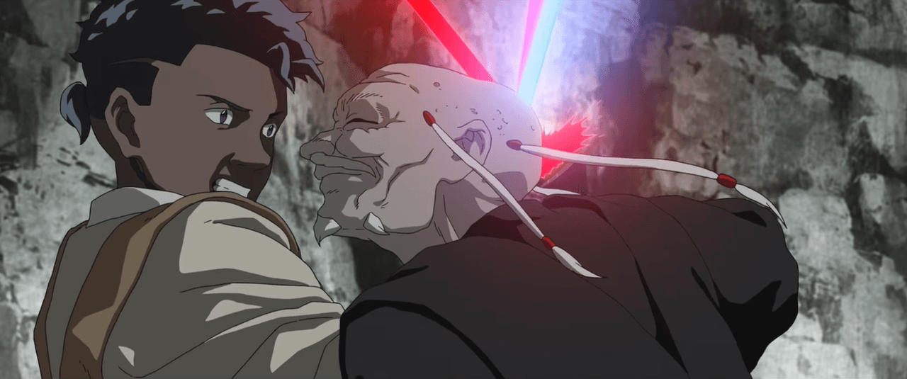 Otros estudios son: Studio Colorido (Twin Engine) - "Tatooine Rhapsody"; TRIGGER - "Los gemelos" y "El mayor"; Kinema Citrus - "La novia del pueblo"; Science Saru - "Akakiri" y "T0-B1"; y Producción I.G. - "El Noveno Jedi".