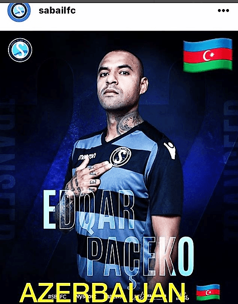 Edgar Pacheco nació en Guadalajara. Y este jueves anunció en su cuenta de Instagram (edgarpacheco319022) que fichaba por el Sabail FC de la Primera División de Azerbayán.
