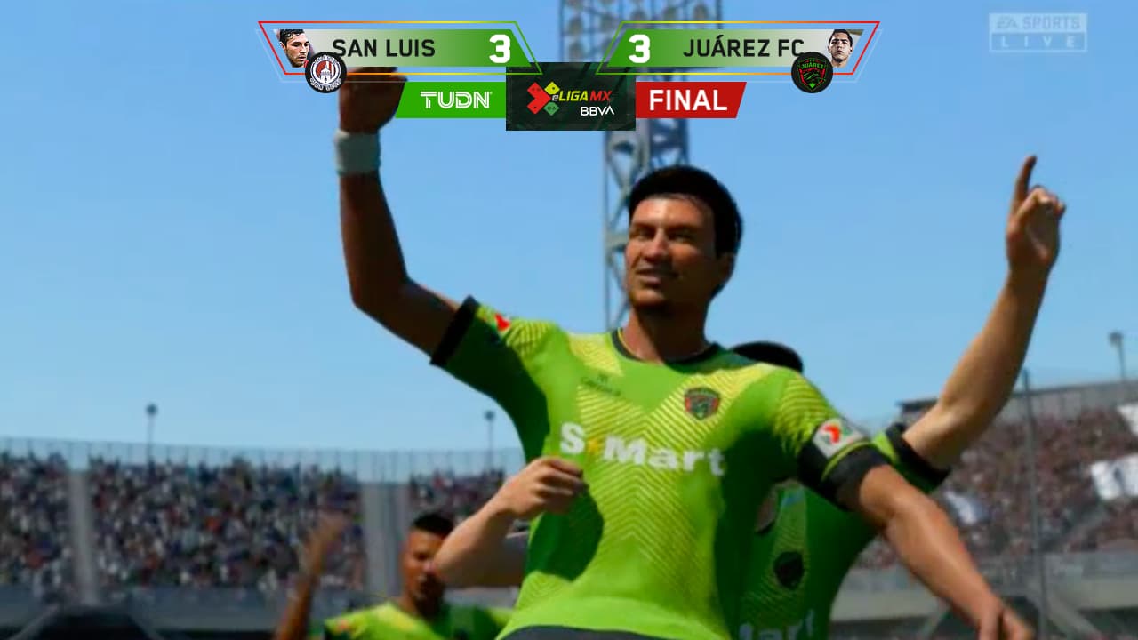 ¡Bravísimo empate! Juárez viene de atrás y le iguala a San Luis