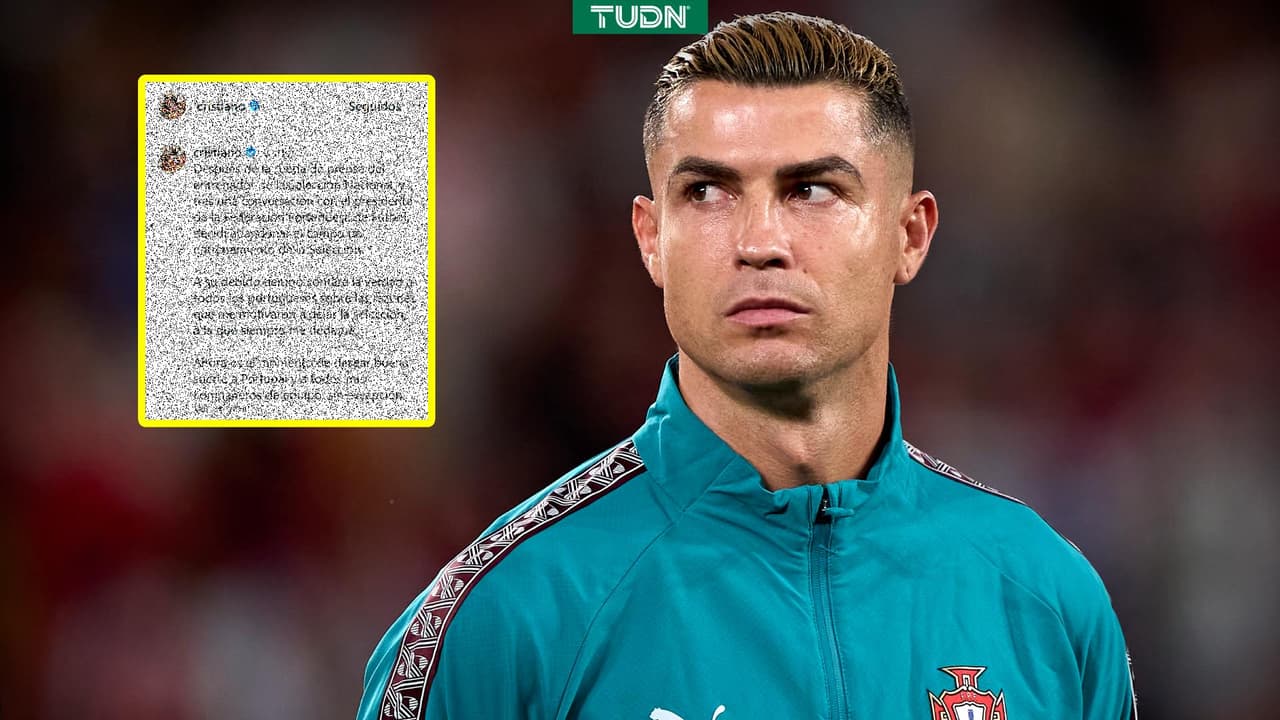 Cristiano Ronaldo deja mensaje en redes tras dejar a la Selección de Portugal 