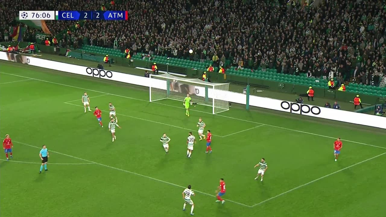 ¡TIRO ATAJADO! disparo por Ángel Correa.