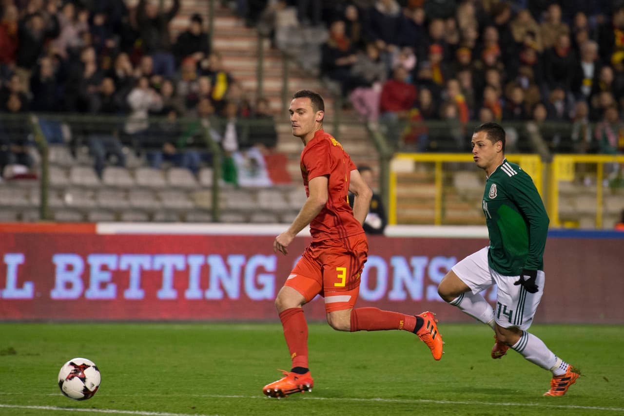Javier Hernández fue controlado durante buena parte del juego, pero una falta en su contra en el área provocó el penalti del empate.