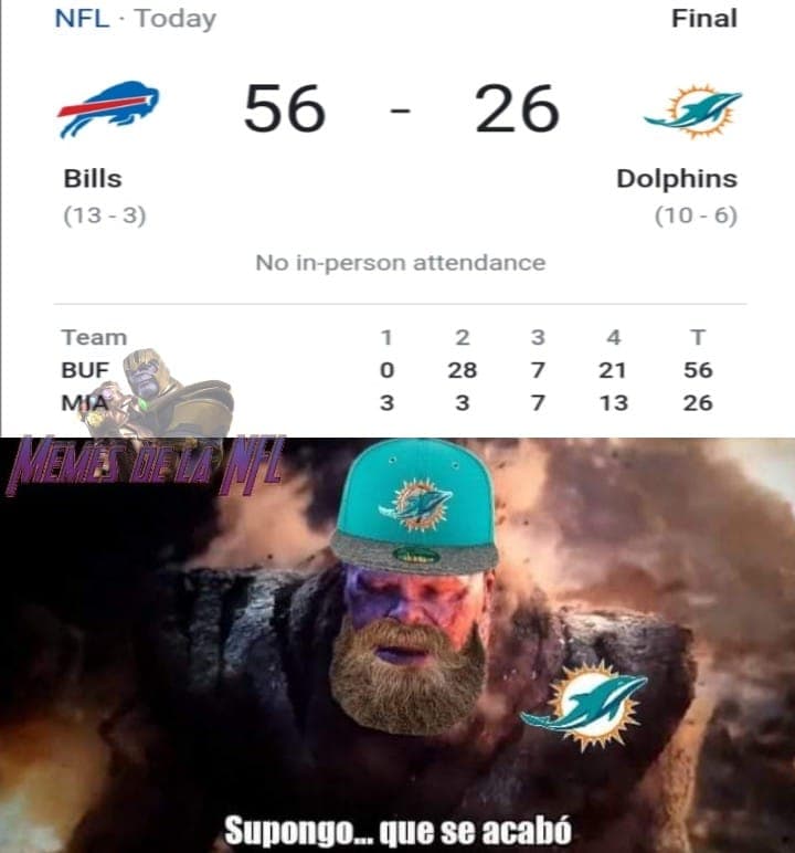 Termina la temporada regular de la NFL y nosotros te regalamos los mejores memes que nos dejo la semana 17.