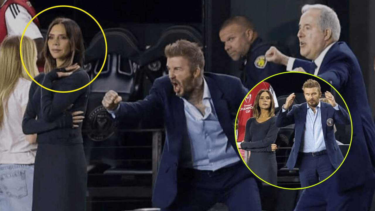 El hilarante comentario de Beckham tras la ‘emoción’ de su esposa en el estadio