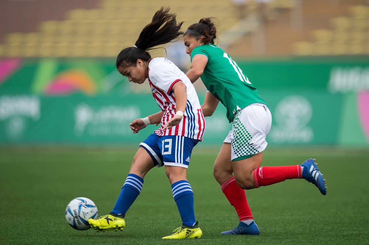 Fabiola Sandoval anotó el 2-1 que sería definitivo en favor de las paraguayas, un gol que cayó muy pesado, en todos los sentidos, para las mexicanas.