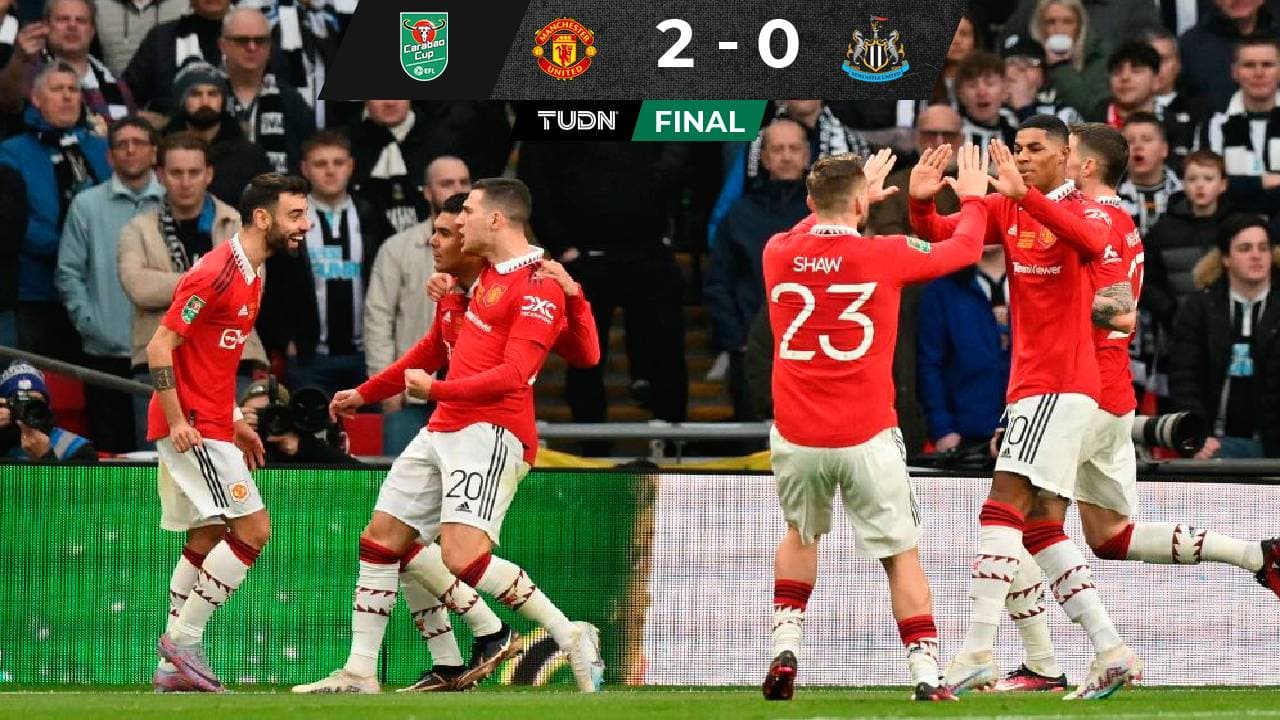 Manchester United derrotó al Newcastle y se coronó campeón de la Carabao Cup