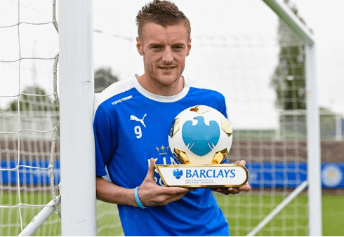 Jamie Vardy, mejor jugador de la temporada en la Premier League