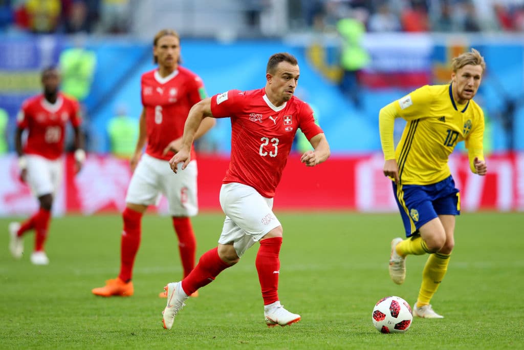 Su velocidad marcó los momentos de peligro de parte de Suiza en el duelo de octavos de final, aunque fue controlado al acercarse a la definición.