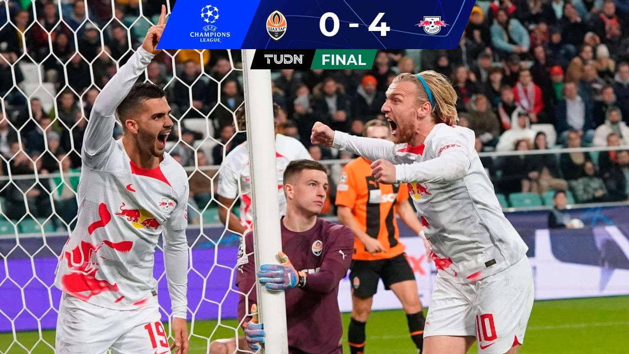 RB Leipzig elimina al Shakhtar y se mete a Octavos de Champions